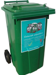 preostanek-odpadkov smetnjak