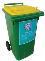zabojnik rumen pokrov mali zabojnik rumen pokrov mali