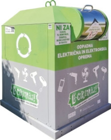 zbiralnica zabojnik električna in elektronska oprema