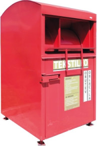 zbiralnica zabojnik tekstil